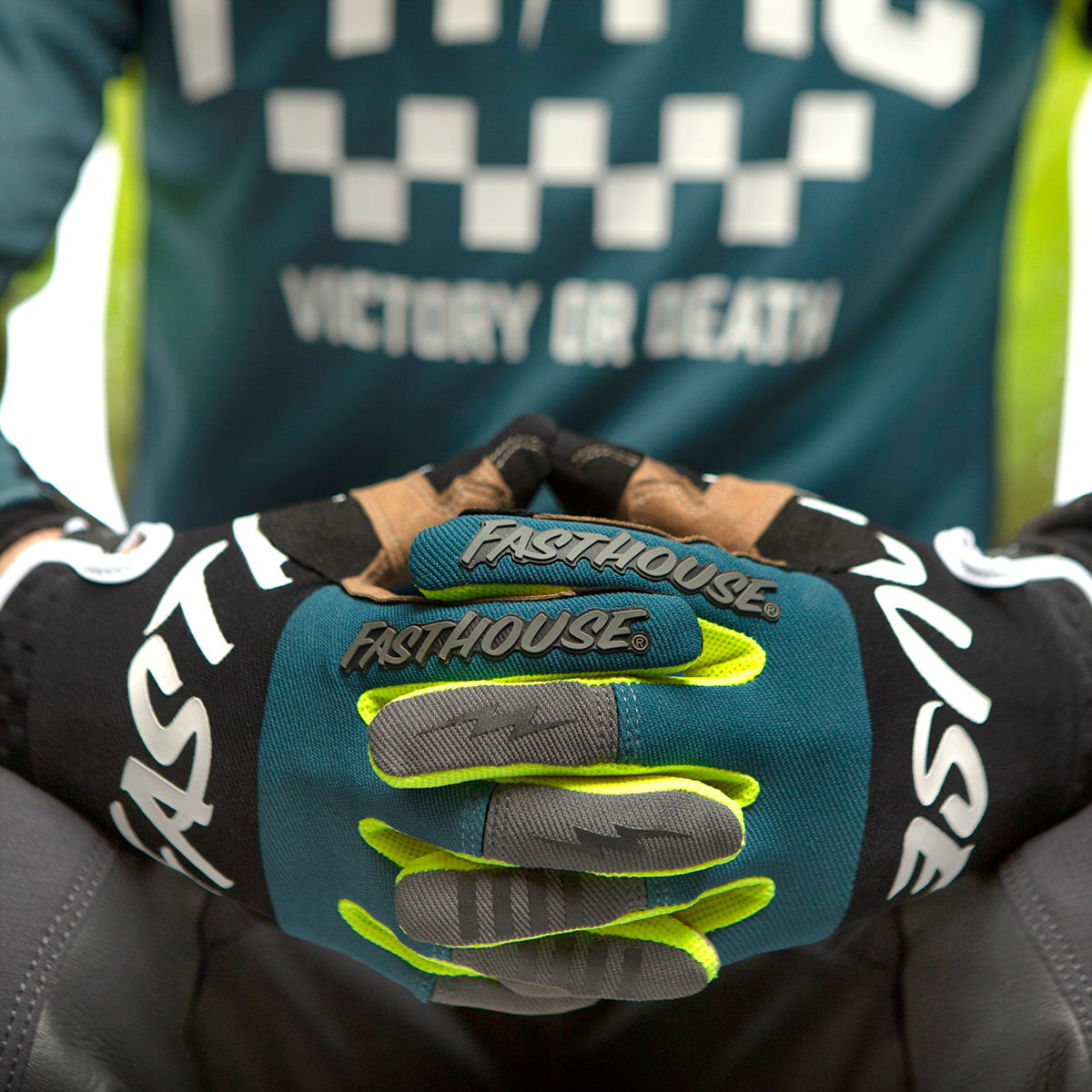 Speed Style Sector Youth Glove - Black/Indigo Fasthouse