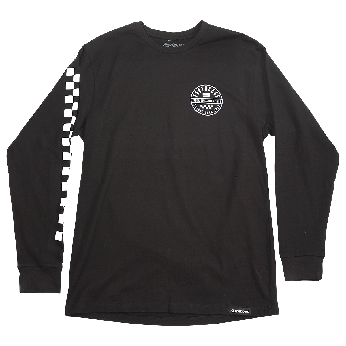 Statement Long Sleeve Tee - Black