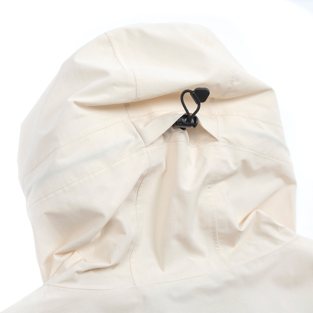Statement Packable Windbreaker - Natural/Black
