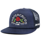 Surfercross Hibiscus Hat - Navy