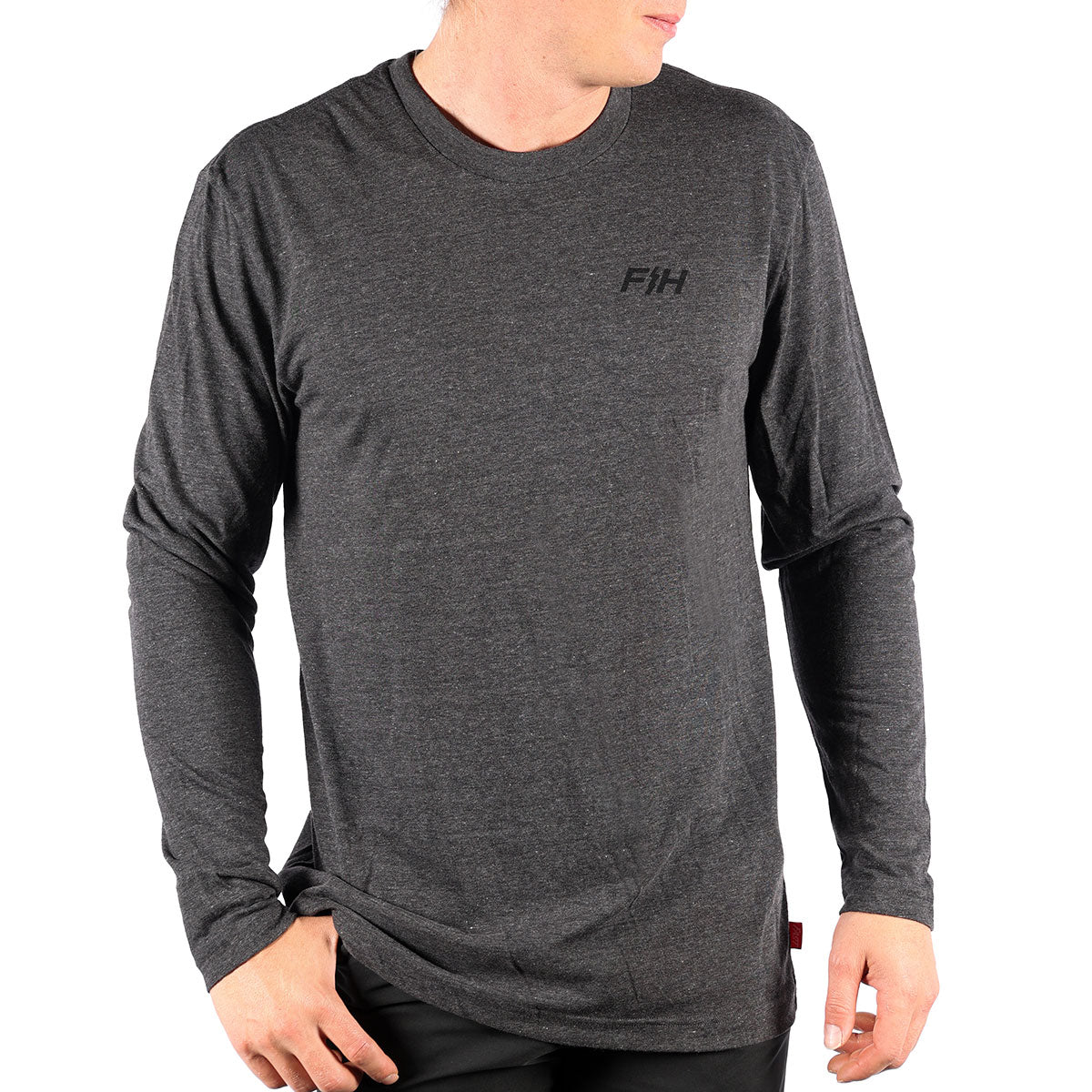 Basic Long Sleeve Tech Tee 3 Pack - Black/Heather Grey