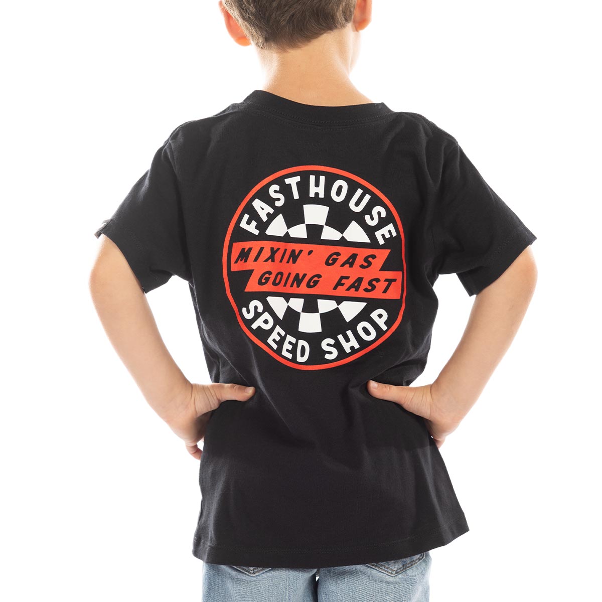 Toddler Oil Burner SS Tee - Black