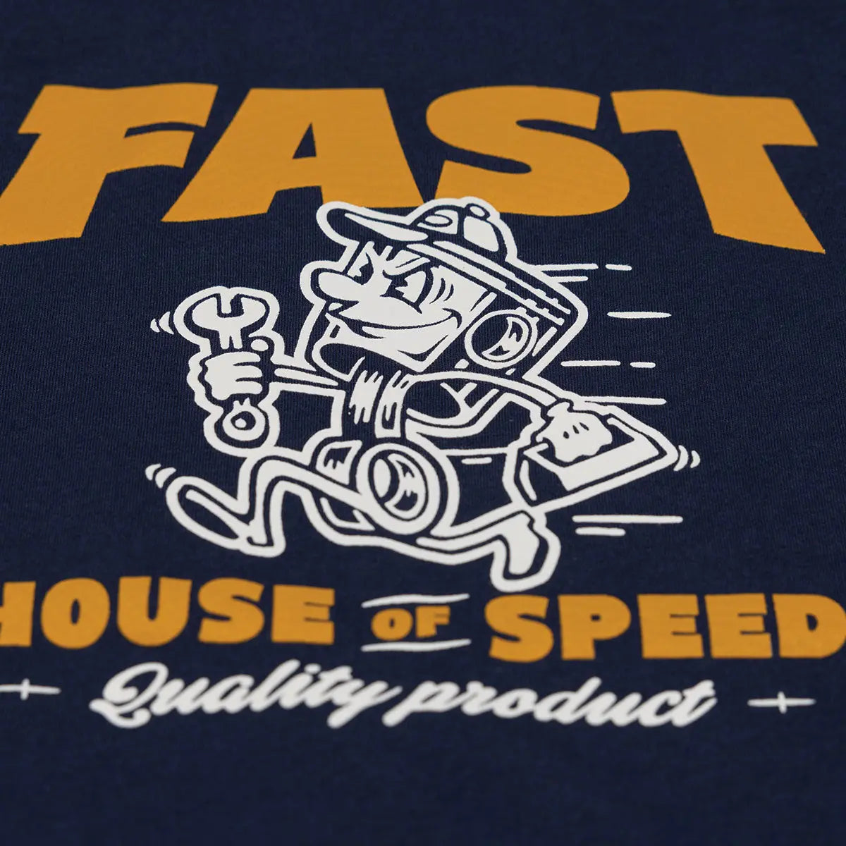Toddler Runner Tee - Navy Fasthouse