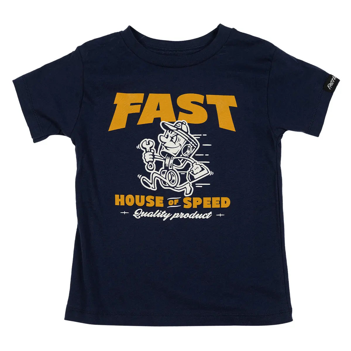 Toddler Runner Tee - Navy Fasthouse