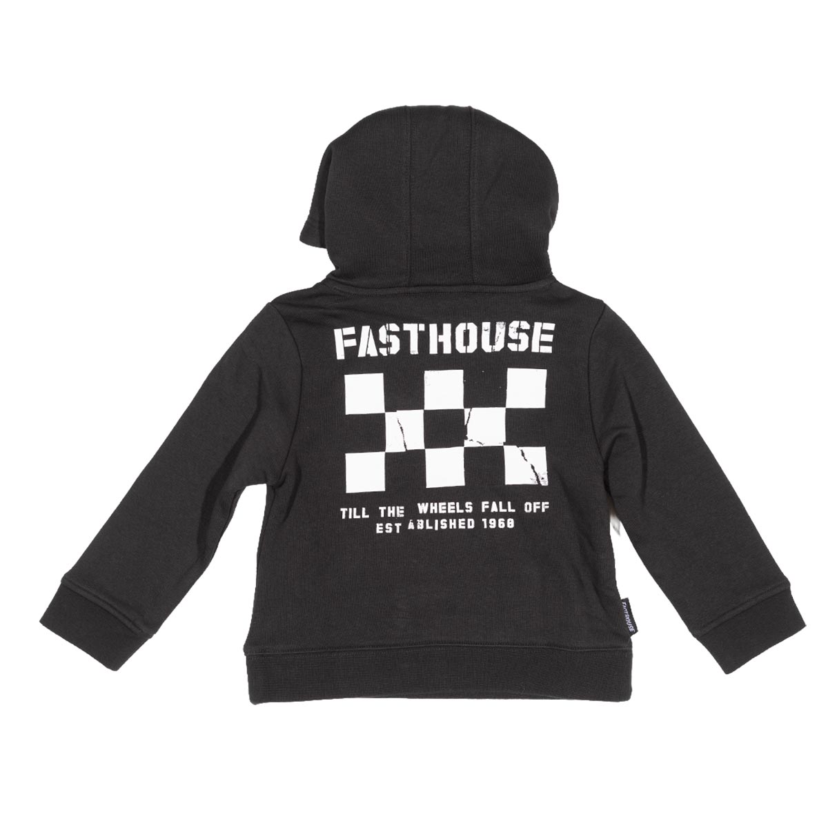 Toddler Torn Hooded Pullover - Black