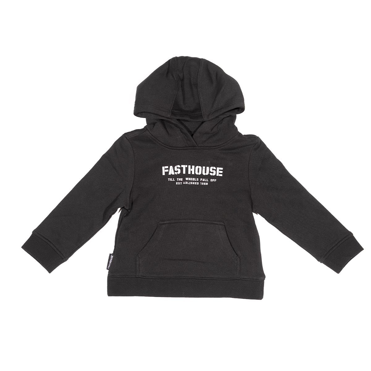 Toddler Torn Hooded Pullover - Black