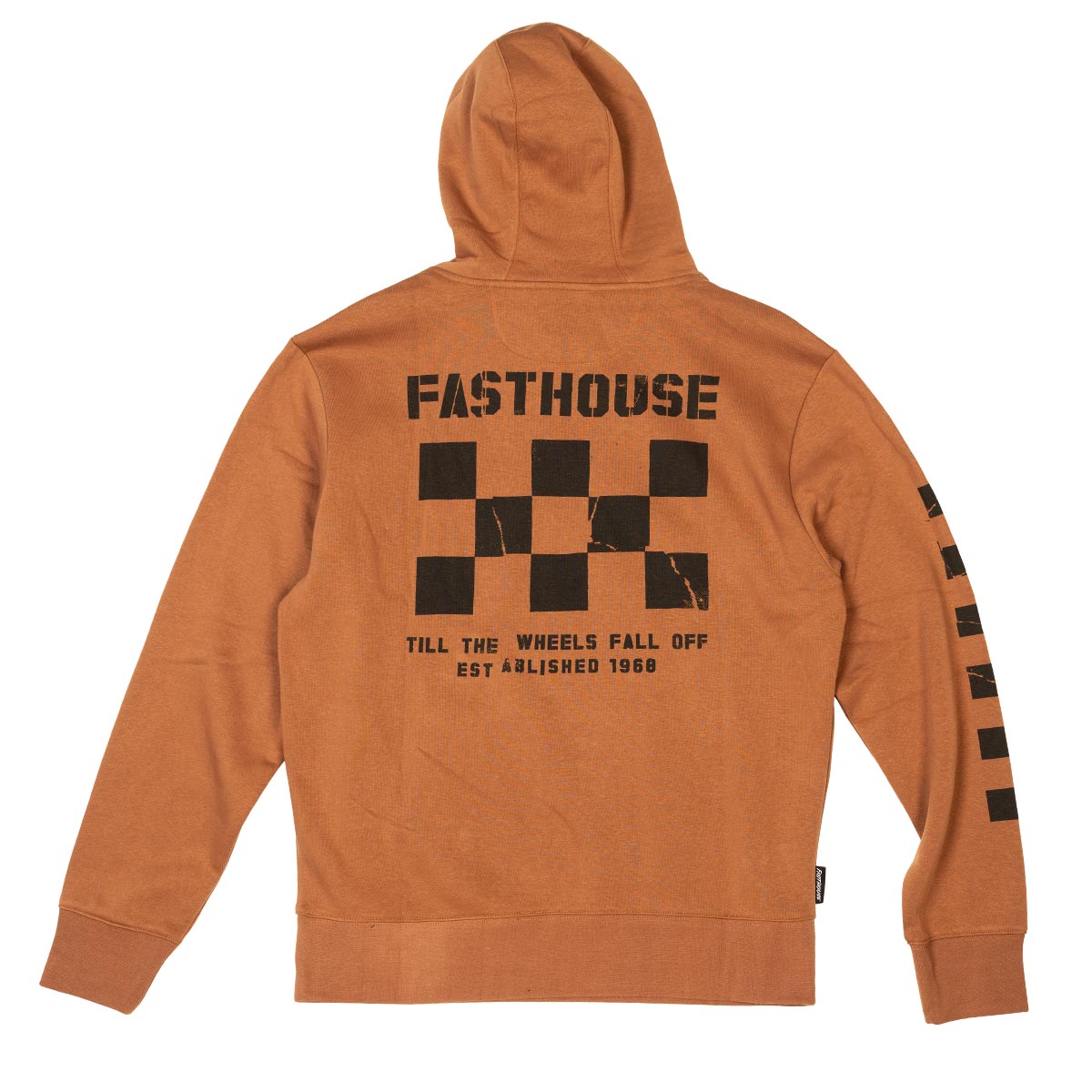 Torn Hooded Pullover - Rust
