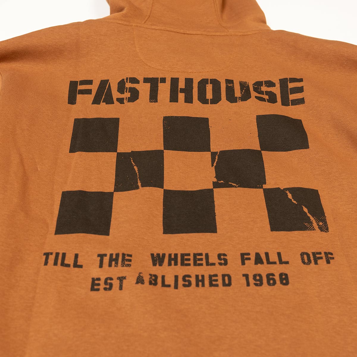Torn Hooded Pullover - Rust