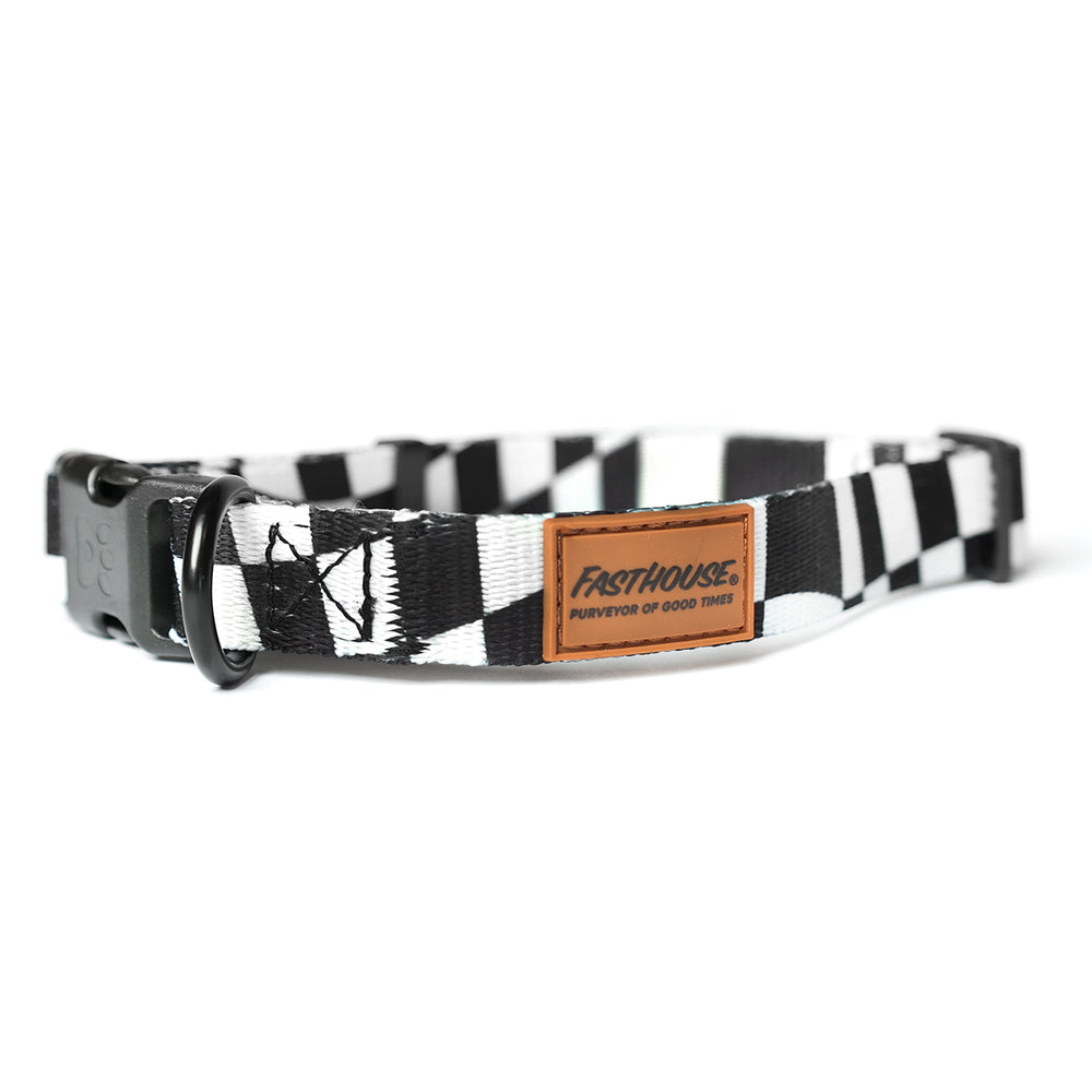 Trip Dog Collar Black/White