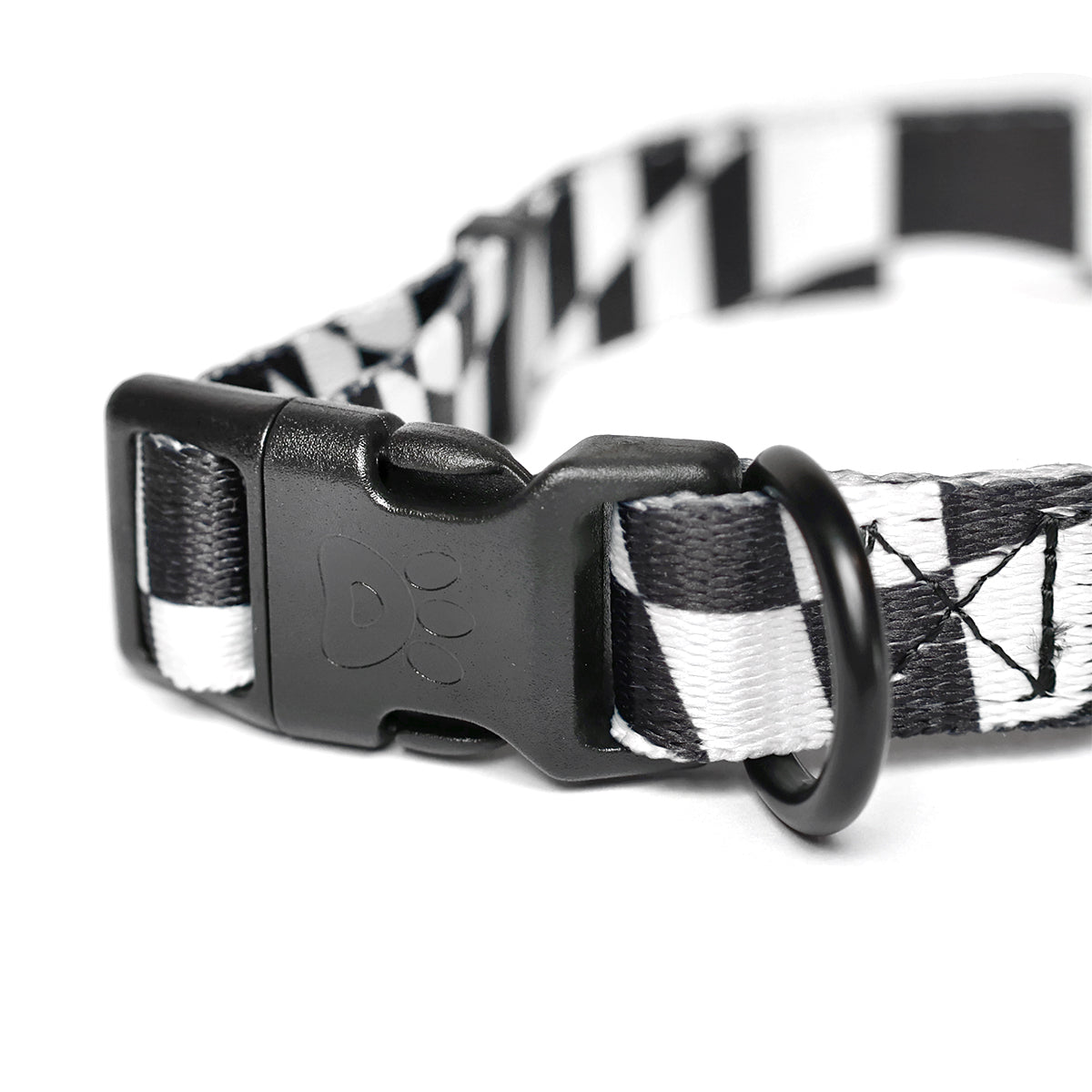 Trip Dog Collar - Black/White