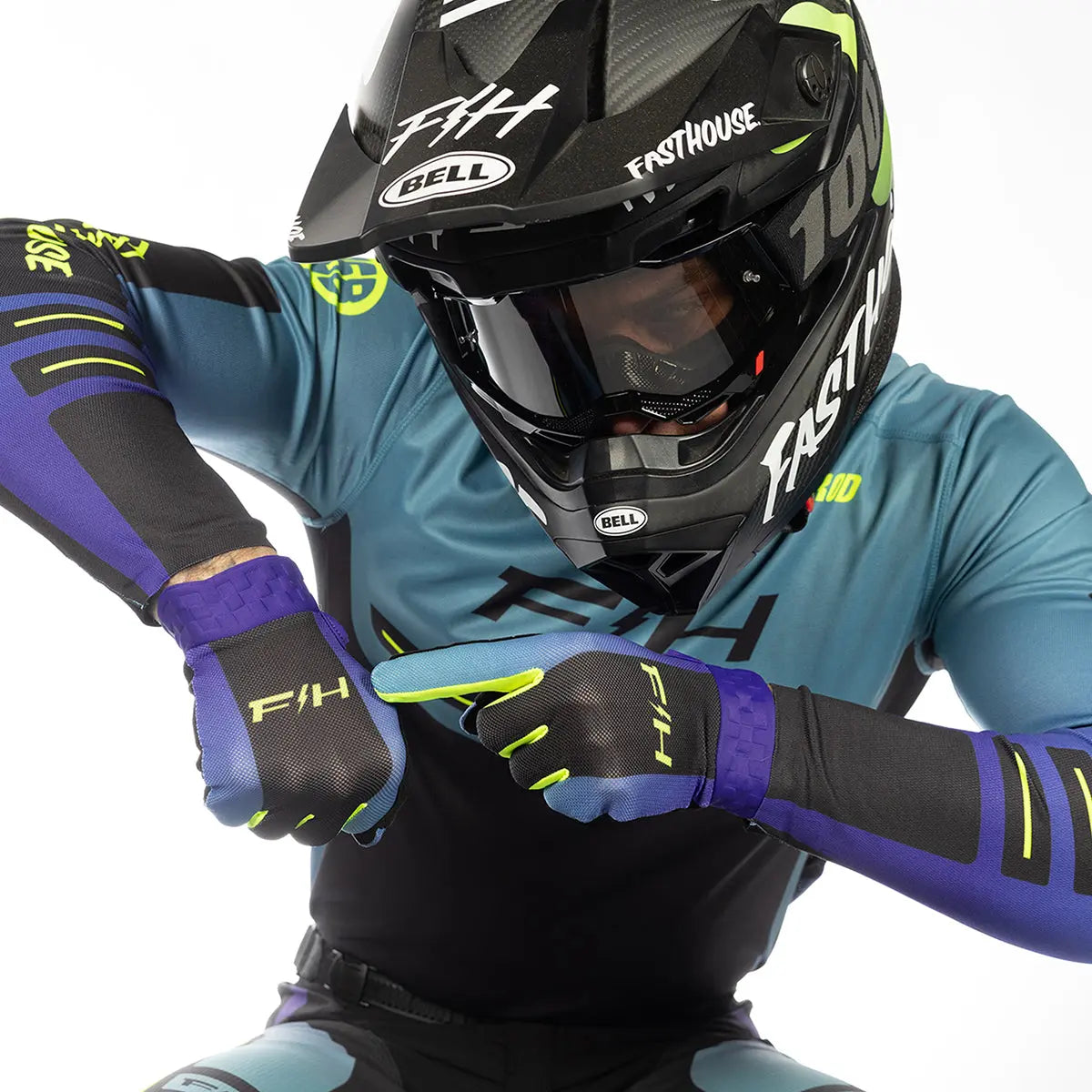 Vapor React Glove - Light Indigo/Black Fasthouse