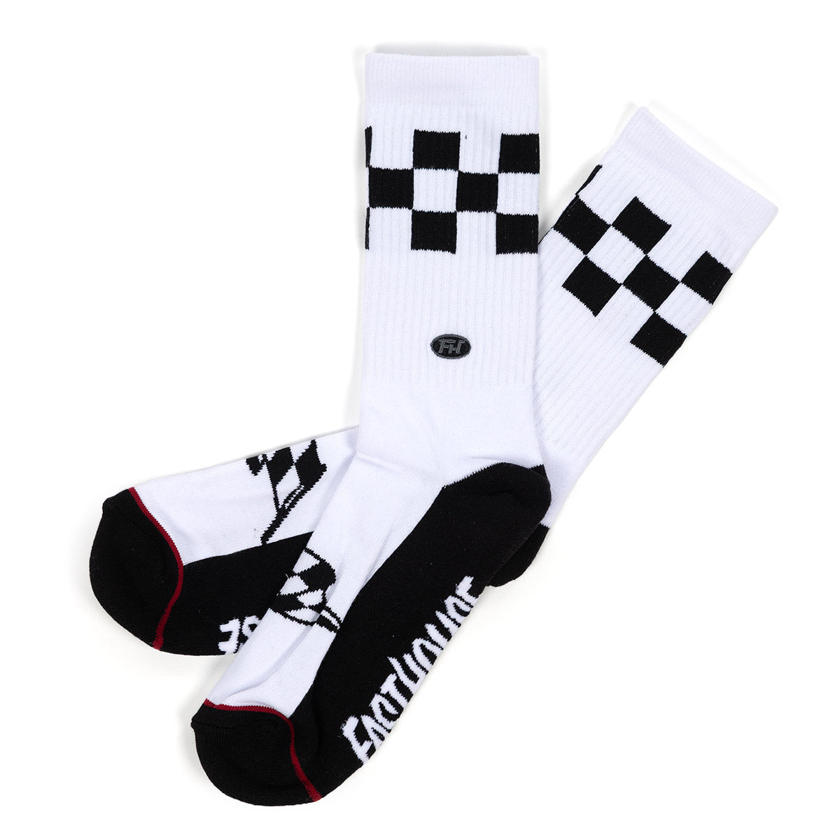 Vault Crew Sock - White/Black