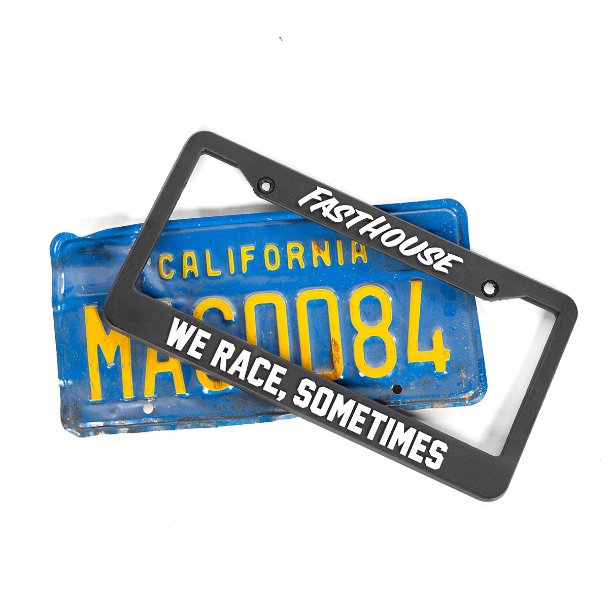 We Race License Plate Frame