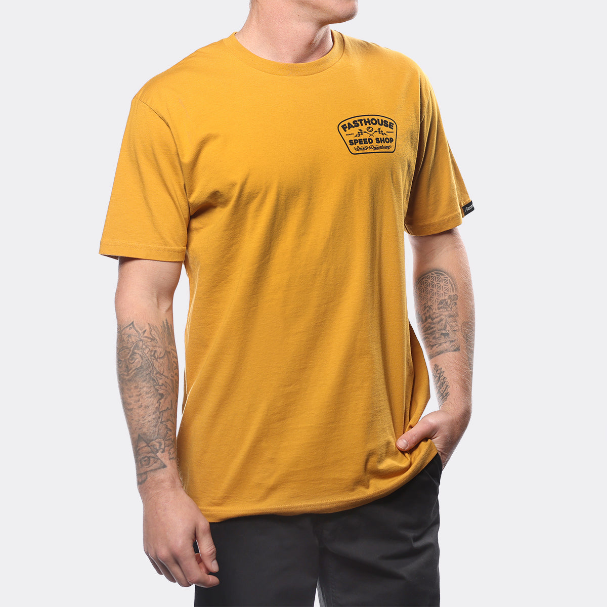 Wedged Tee - Vintage Gold