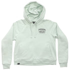 Wedged Women's Hooded Pullover - Mint