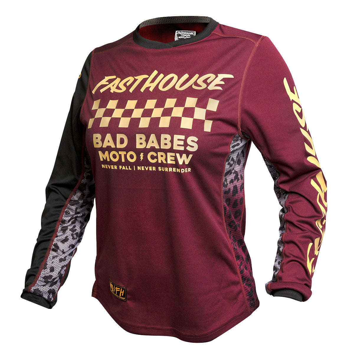 Grindhouse Golden Crew Women's Jersey - Maroon