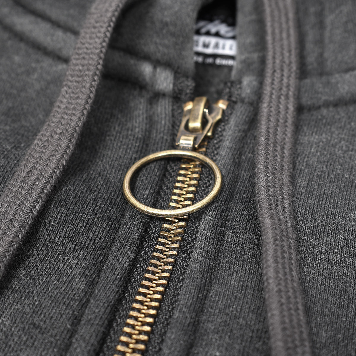 Discord Overdyed Heavyweight Women's Crop Zip-Up