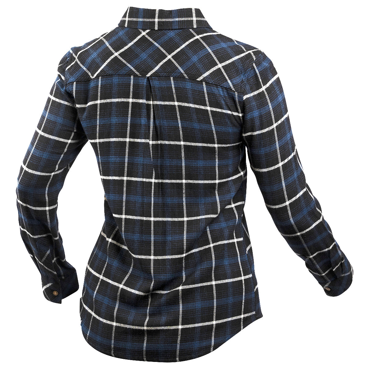 Honey Women's Flannel - Dust Blue/Black