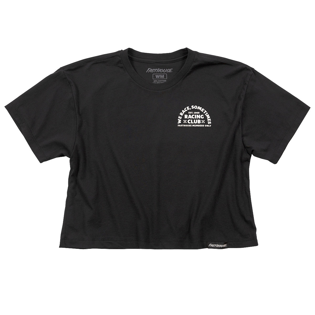 Members Only Women's Crop Tee - Black