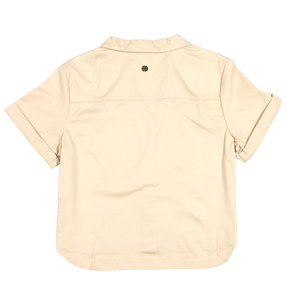 Smoke Show Crop Button Up Women's Shirt