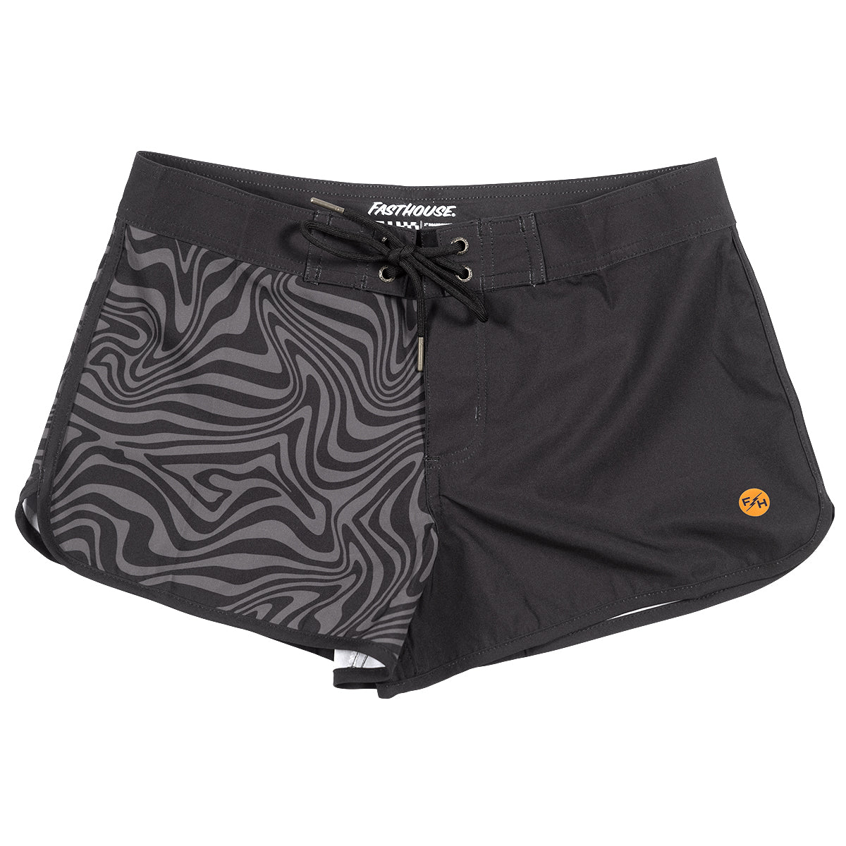 Smoke Show Hybrid Women's Boardshort - Shadow Swirl