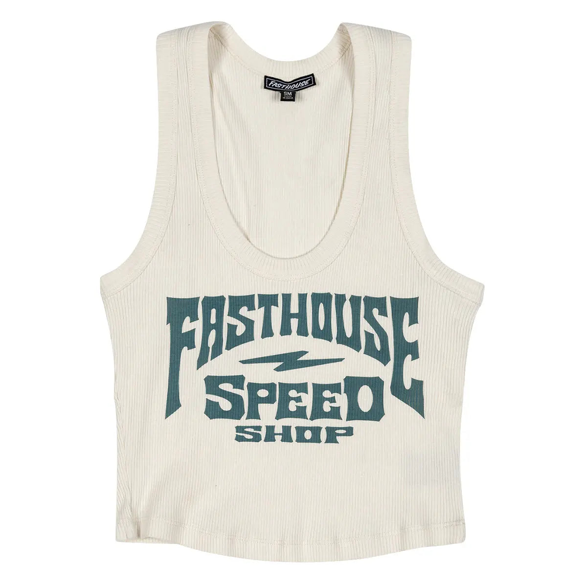 Womens Record Tank - Off White Fasthouse