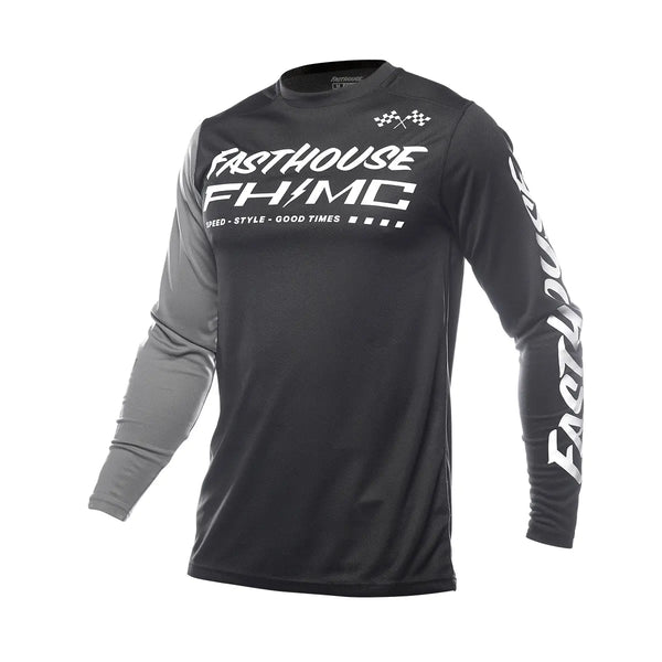 Carbon Method Youth Jersey - Black/Gray - Fasthouse