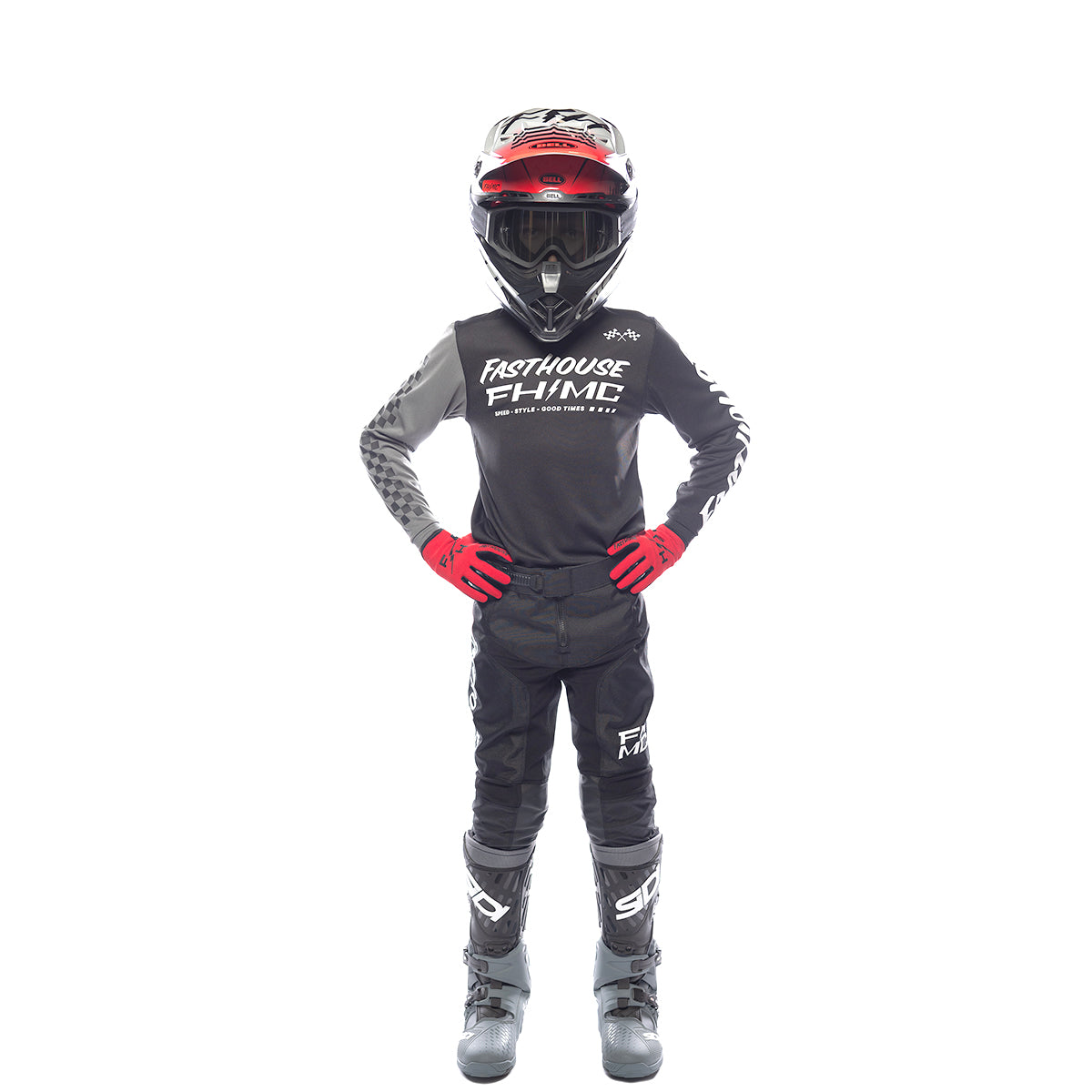 Carbon Method Youth Pant - Black