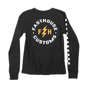 Easy Rider Long Sleeve Youth Tee - Black