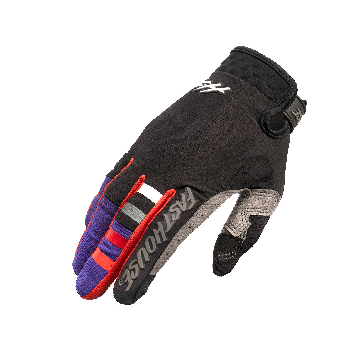 Elrod Evoke Youth Glove - Black/Purple