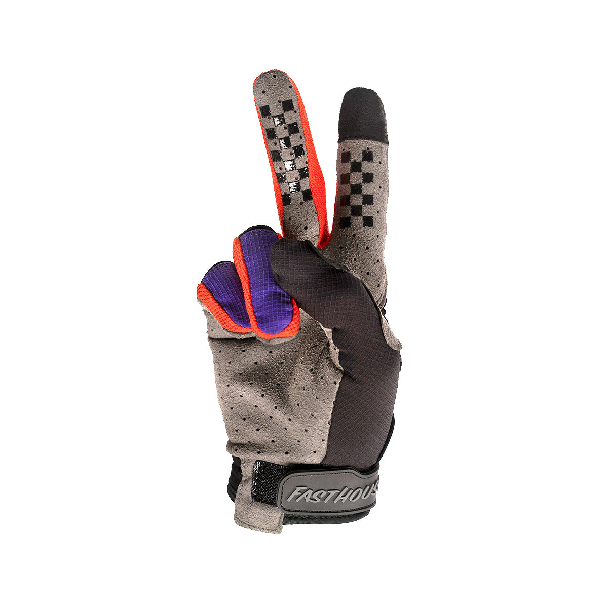 Elrod Evoke Youth Glove - Black/Purple