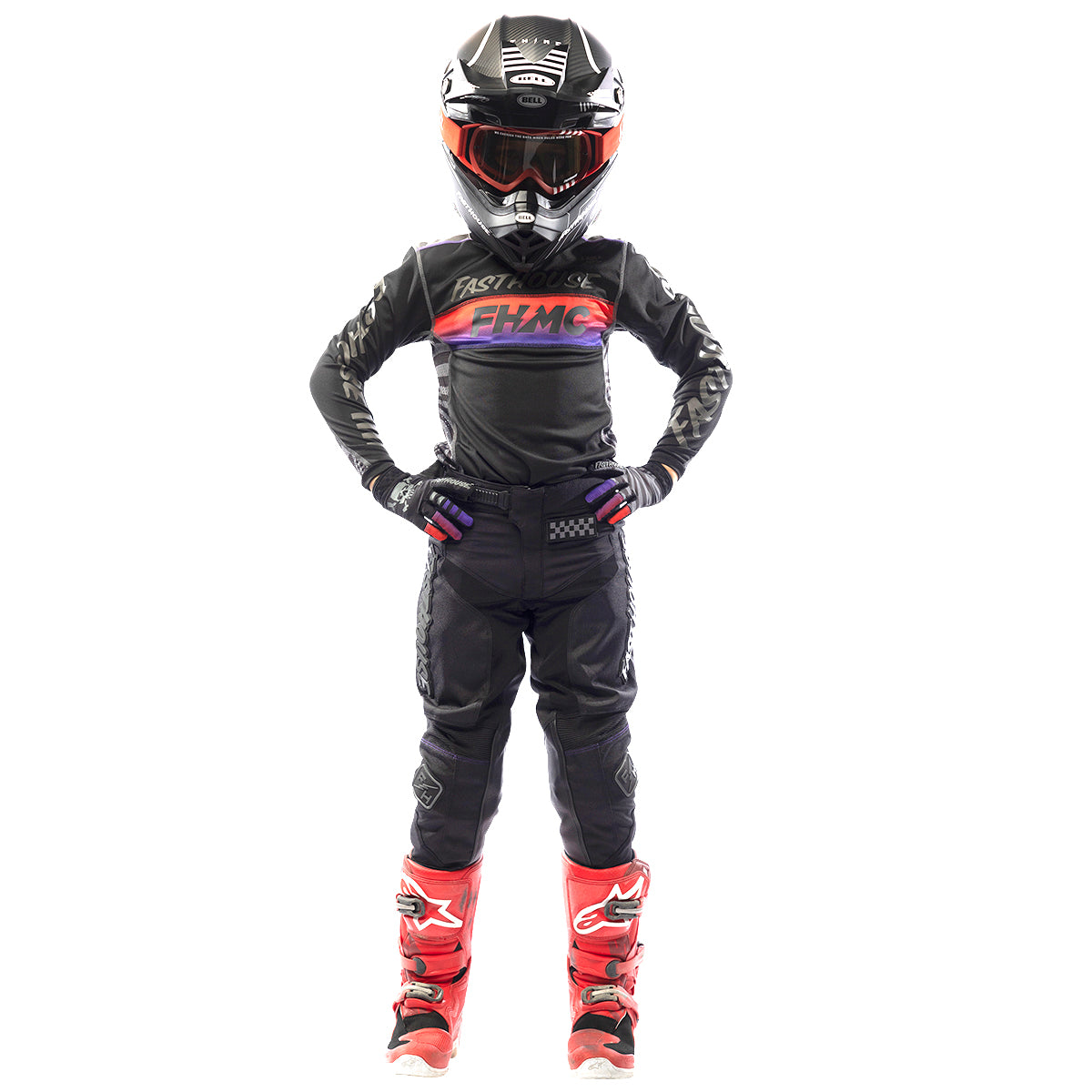 Grindhouse Nova Youth Jersey - Black/Black
