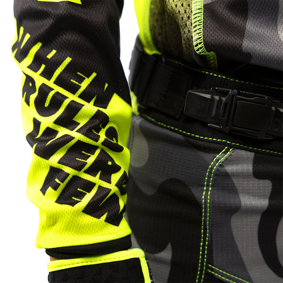 Grindhouse Riot Youth Jersey - Black/High Viz