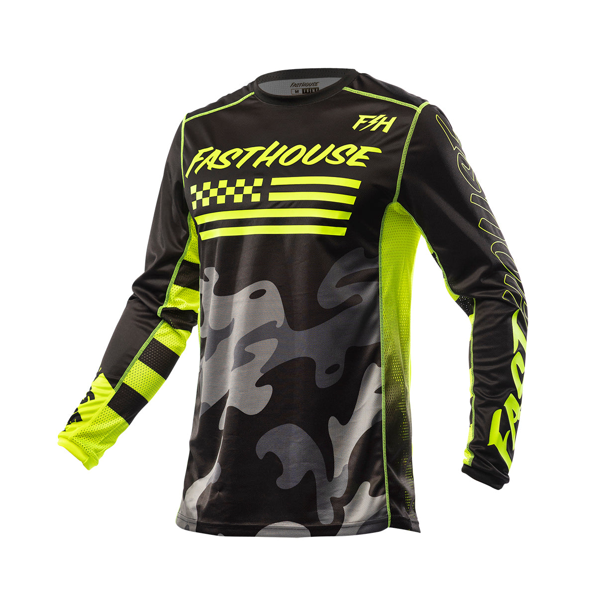 Grindhouse Riot Youth Jersey - Black/High Viz