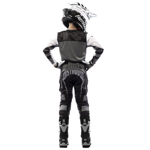 Grindhouse Riot Youth Pant - White/Black