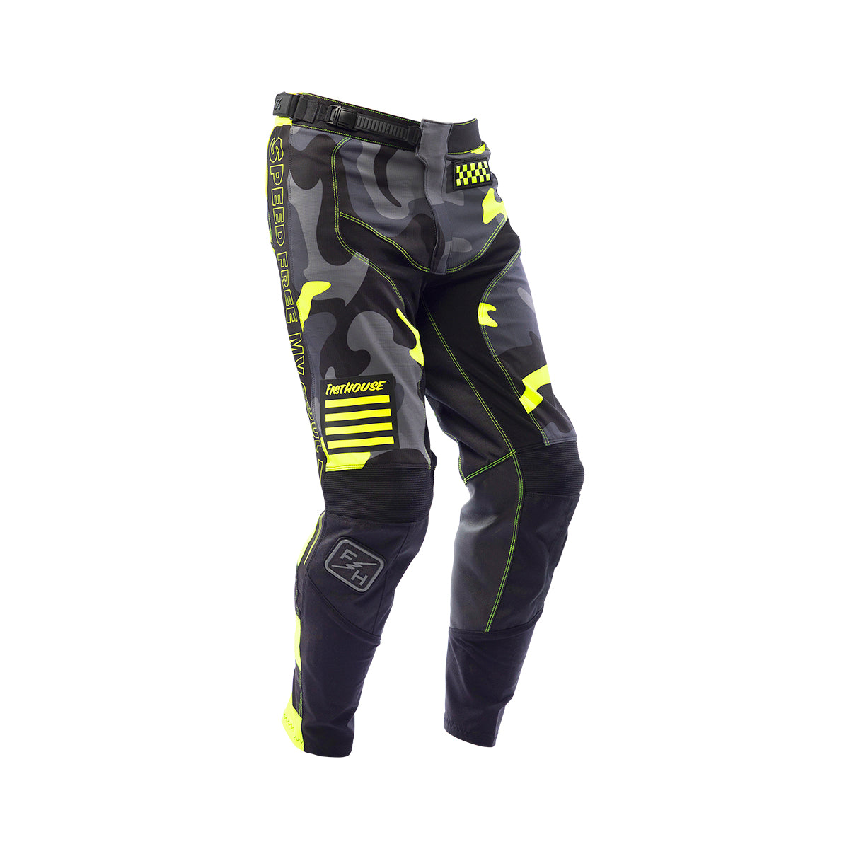 Grindhouse Riot Youth Pant - Black/High Viz