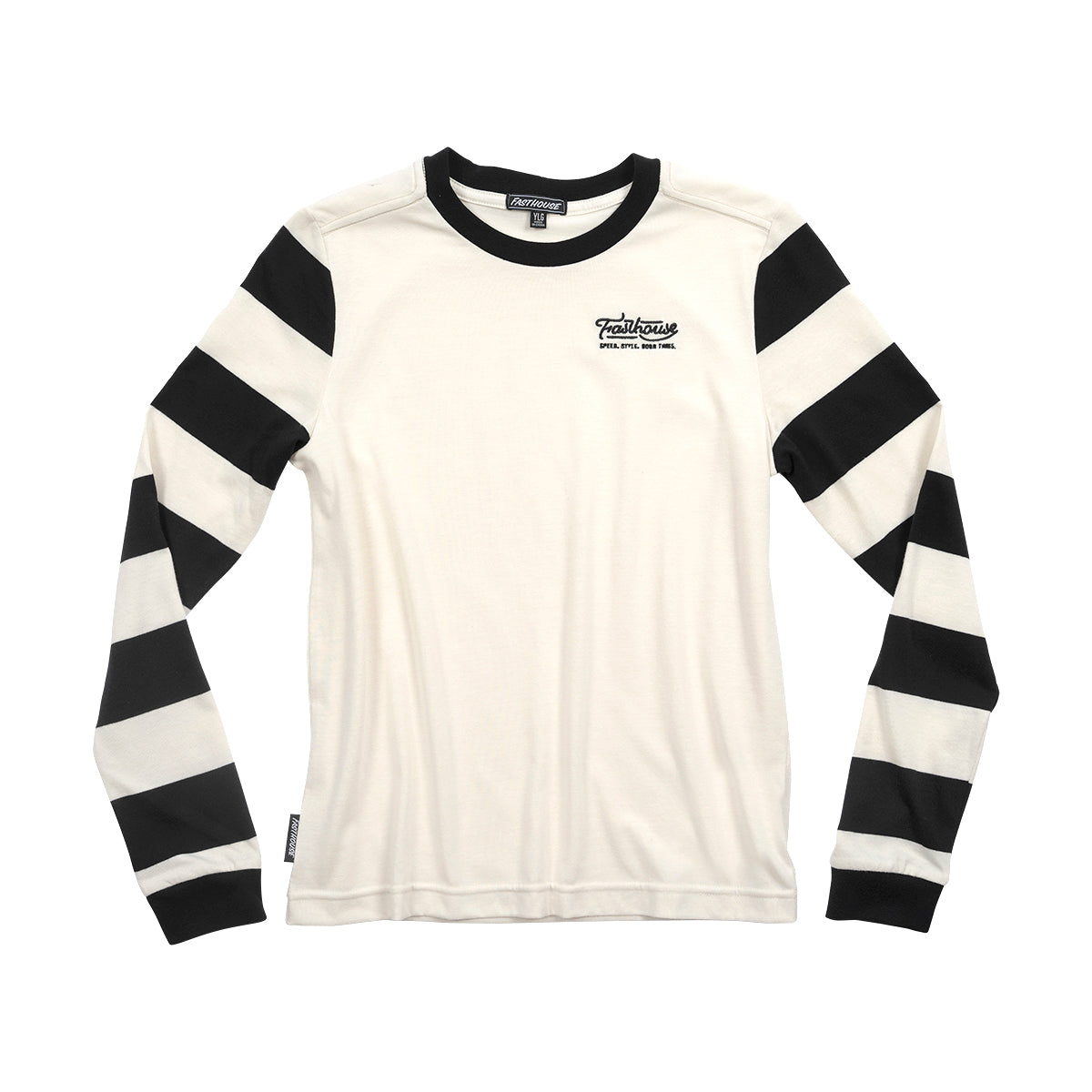 Jailbreak Stripe Long Sleeve Youth Tee - Natural