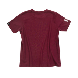 Logo Youth Tee - Maroon