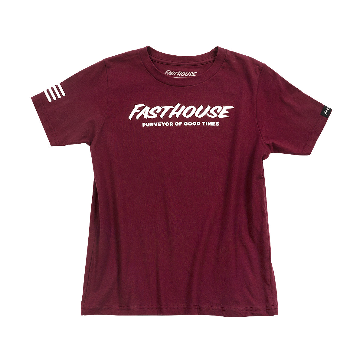 Logo Youth Tee - Maroon