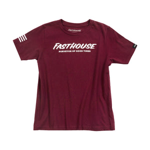 Logo Youth Tee - Maroon