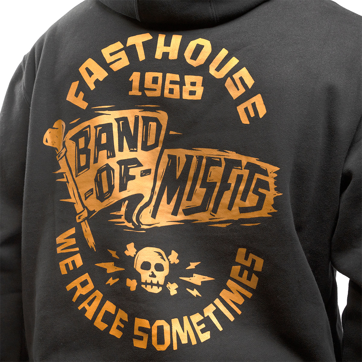 Marauder Youth Hooded  Pullover - Black