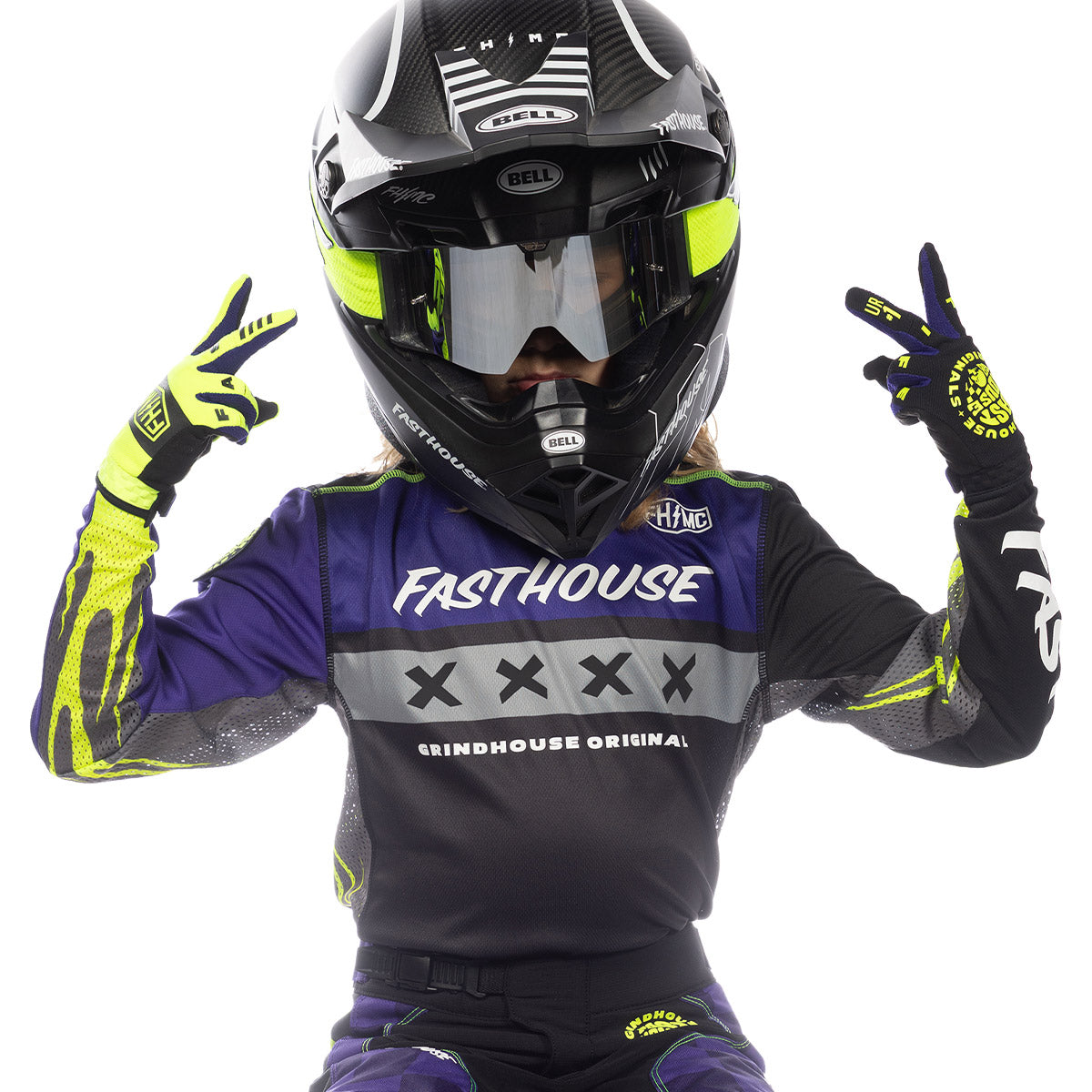 Grindhouse Grimm Youth Jersey - FH Purple/Black