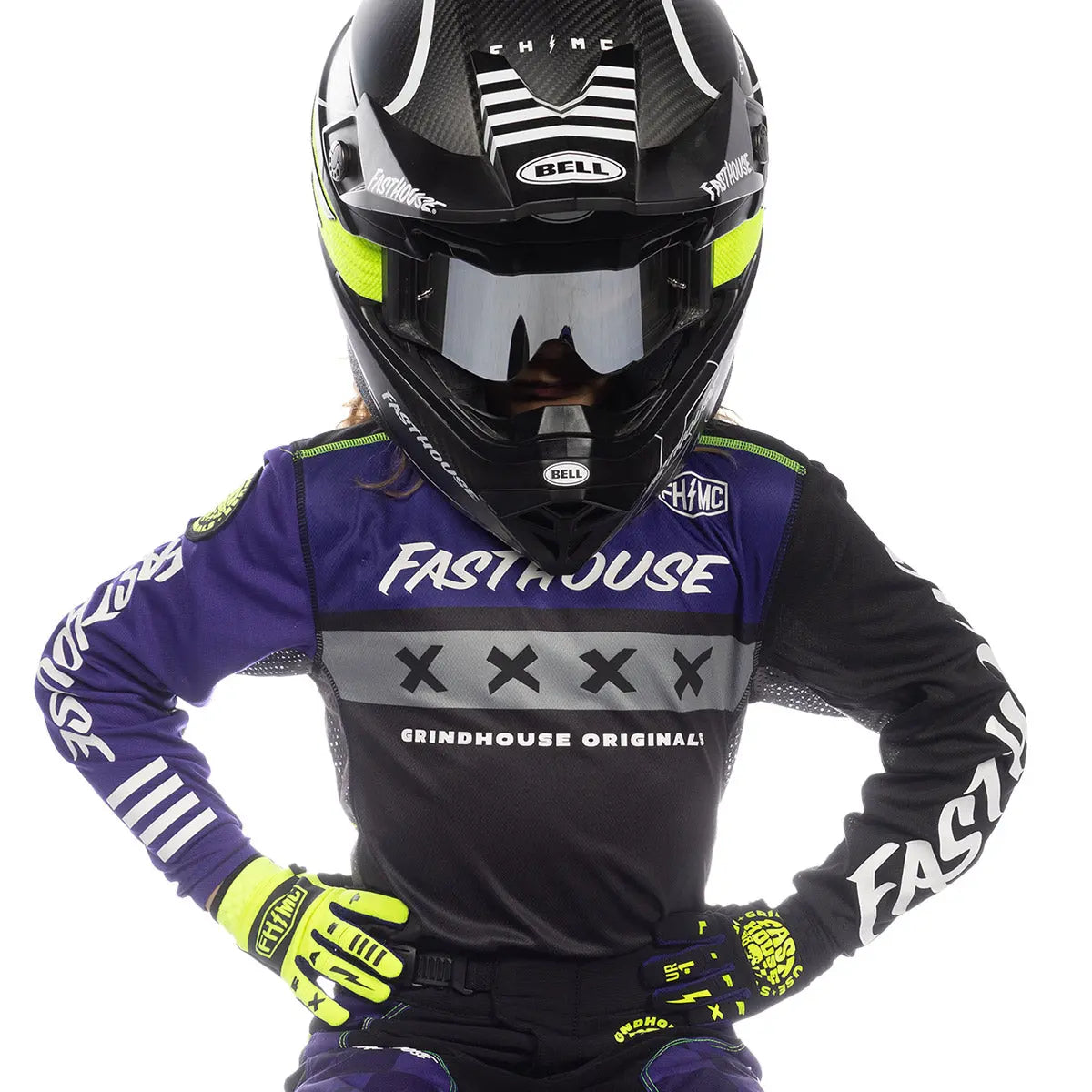 Speed Style Atomic Youth Glove -  High Viz/Black Fasthouse