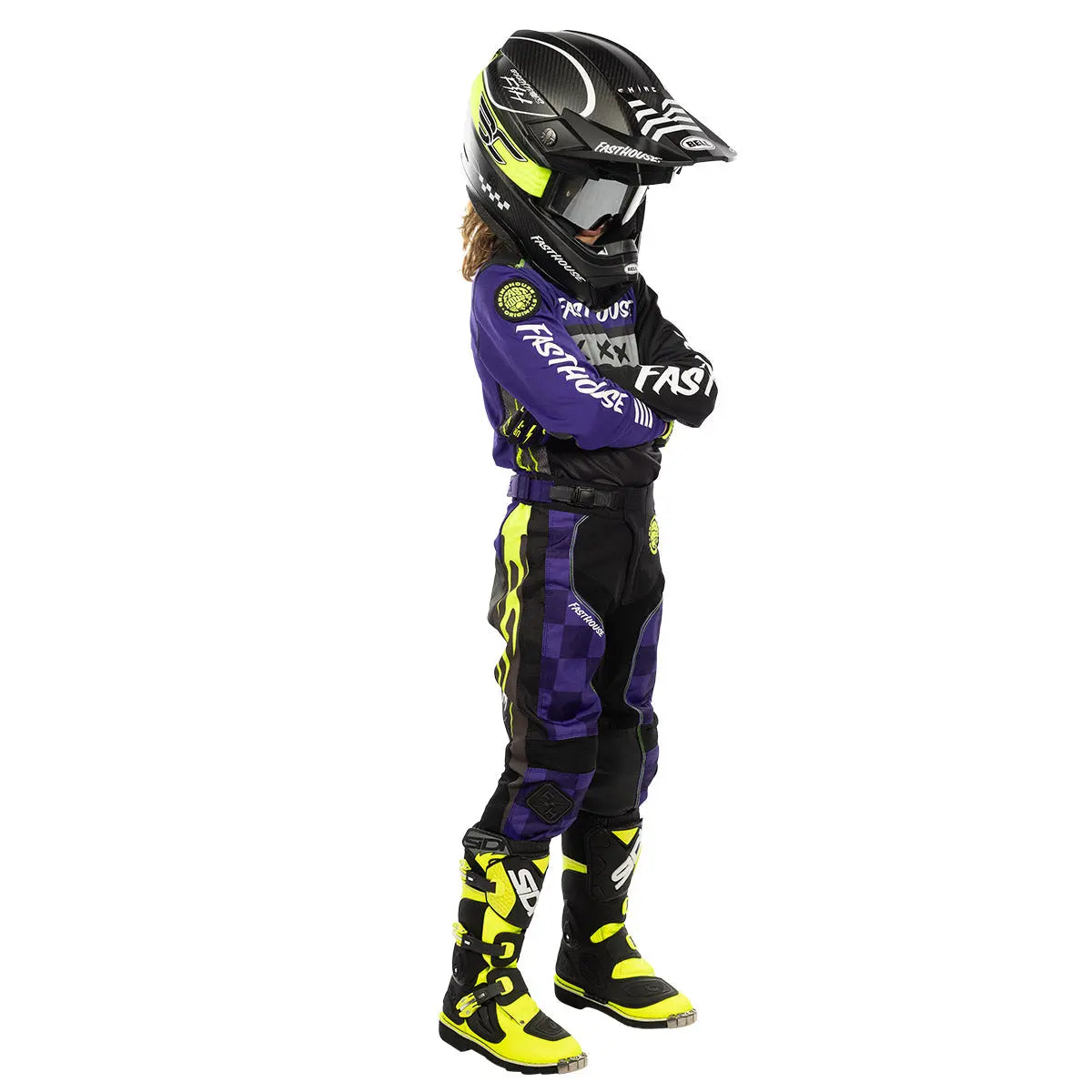 Grindhouse Grimm Youth Pant - FH Purple/Black Fasthouse