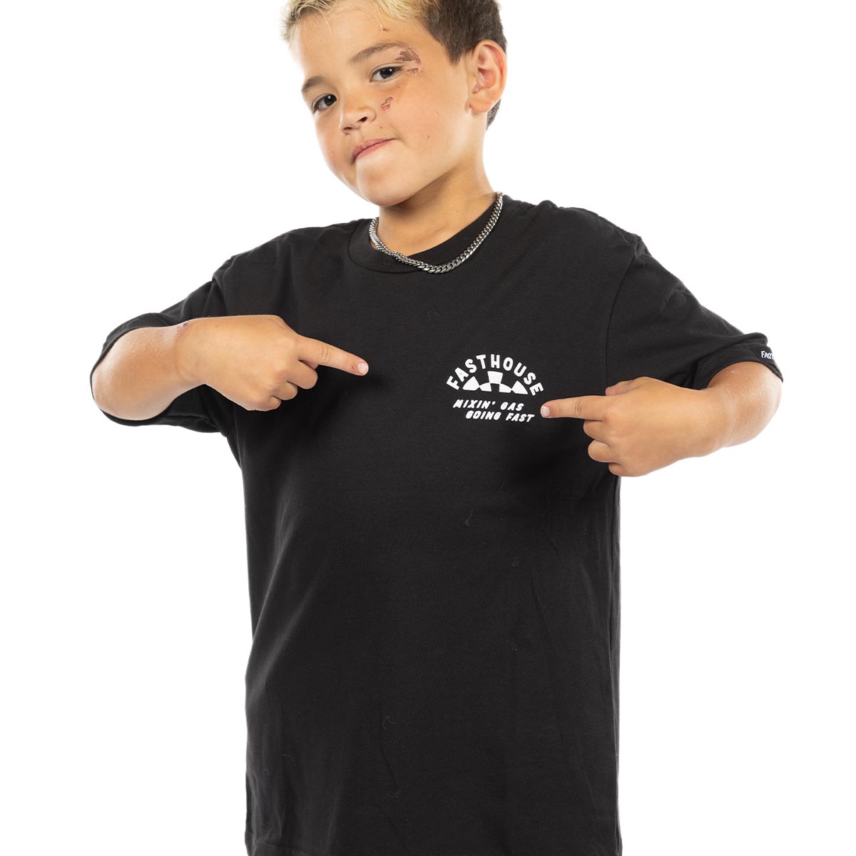 Youth Oil Burner SS Tee - Black