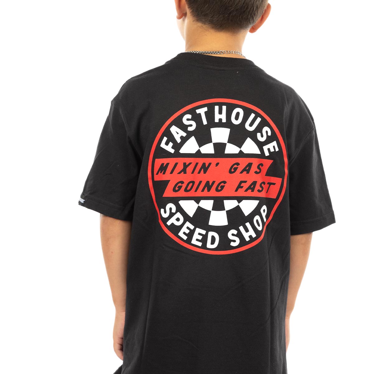 Youth Oil Burner SS Tee - Black