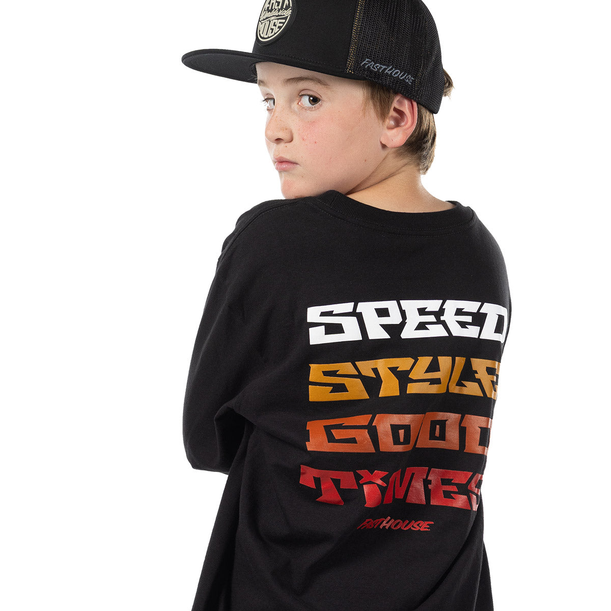 Pillar Youth LS Tee - Black