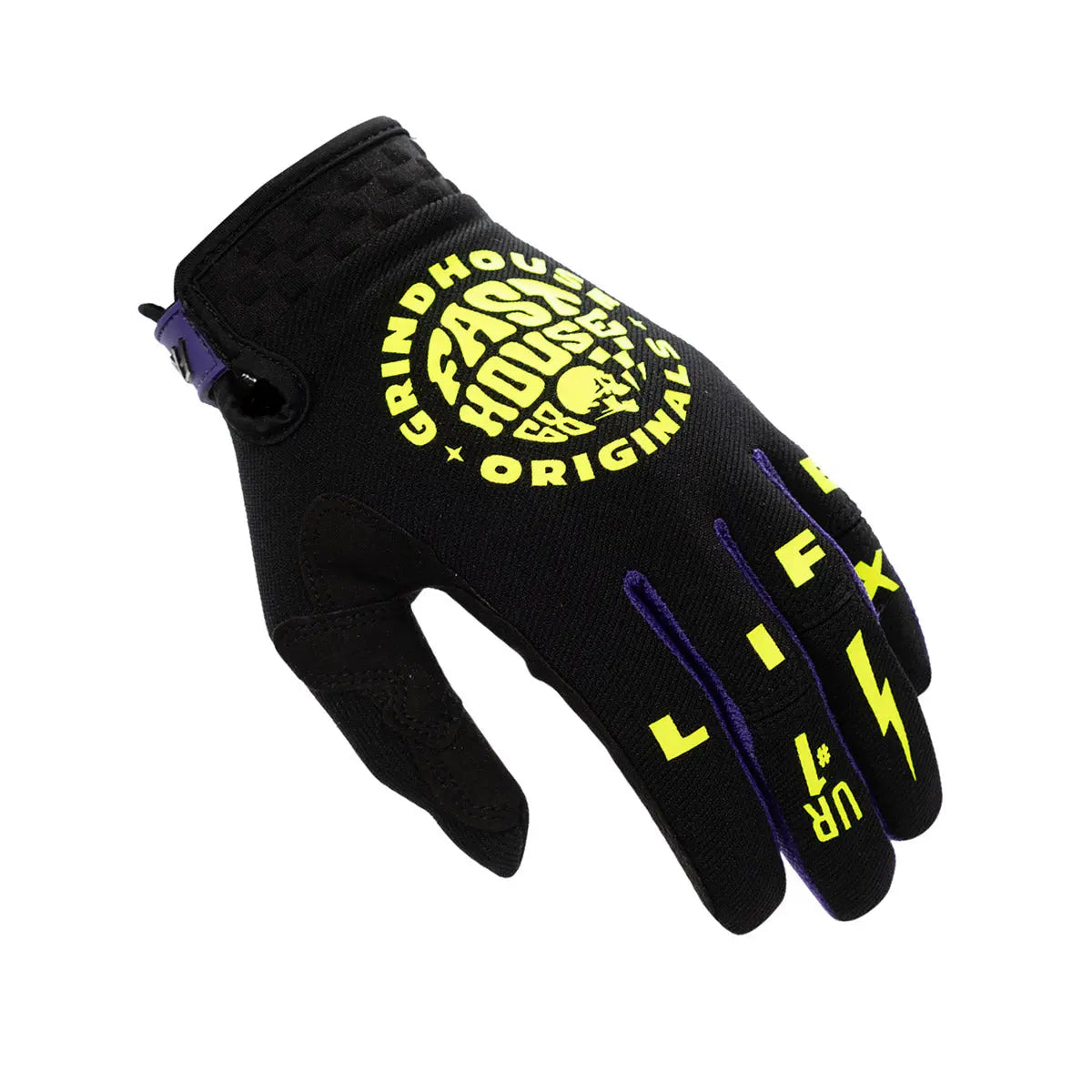 Speed Style Atomic Youth Glove - High Viz/Black - Fasthouse