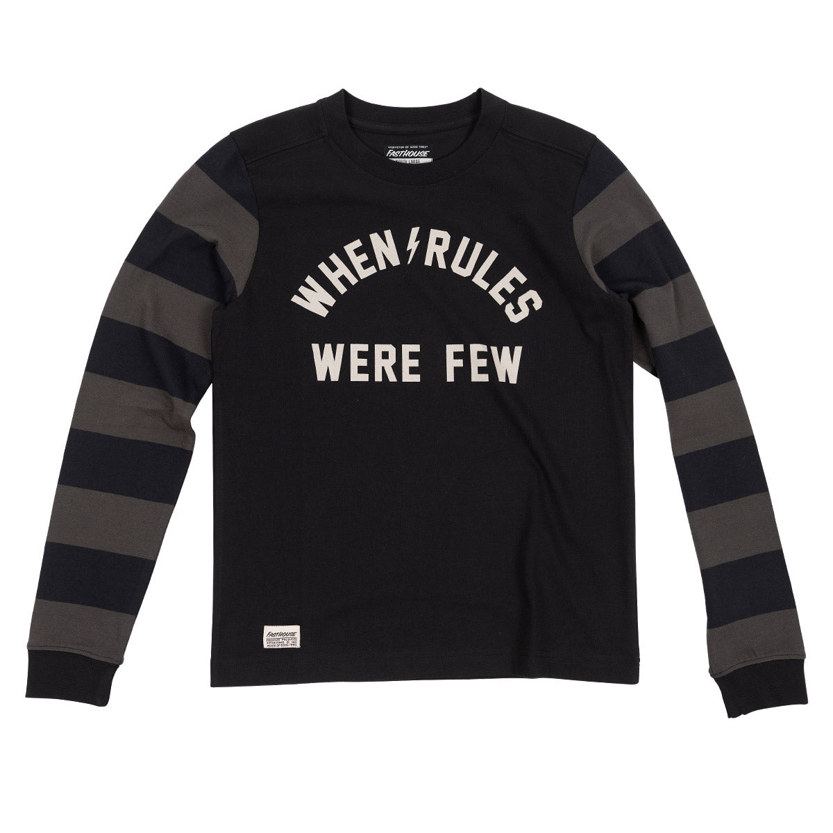 Sherwin Youth Yarn Dye LS Tee - Black