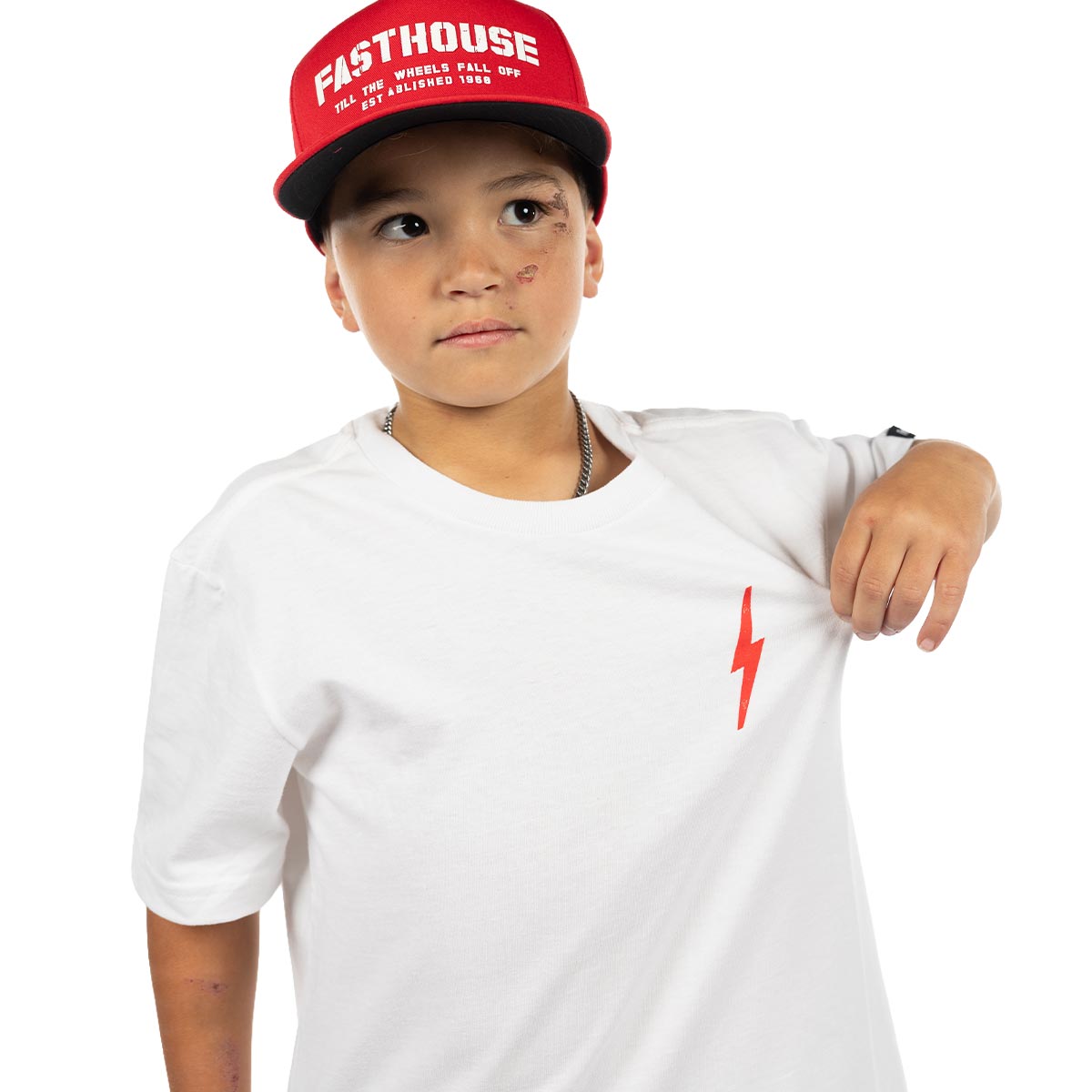 Youth Surge SS Tee - White